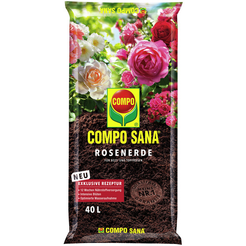 COMPO Rosenerde »COMPO SANA®«, für Beet- und Topfrosen - braun