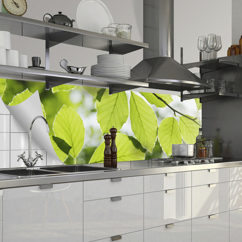 Thumbnail - mySPOTTI Küchenrückwand-Panel »fixy«, grün - gruen