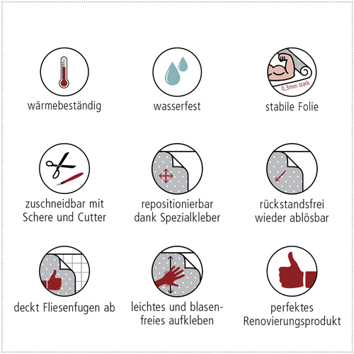 mySPOTTI Küchenrückwand »Kojo«, Poly...