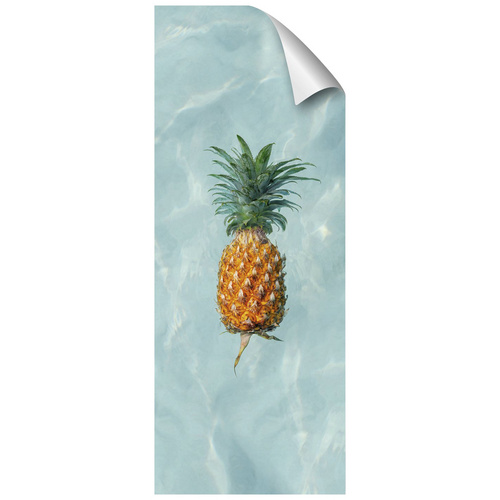 mySPOTTI Duschrückwand-Panel, fresh, Ananas, 255×100 cm – blau