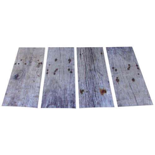 MySpotti Duscheinlage Klebefliese stepon Irgendwo, B: 30 cm, L: 10 cm, Set, 4-tlg., Antirutsch-Aufkleber