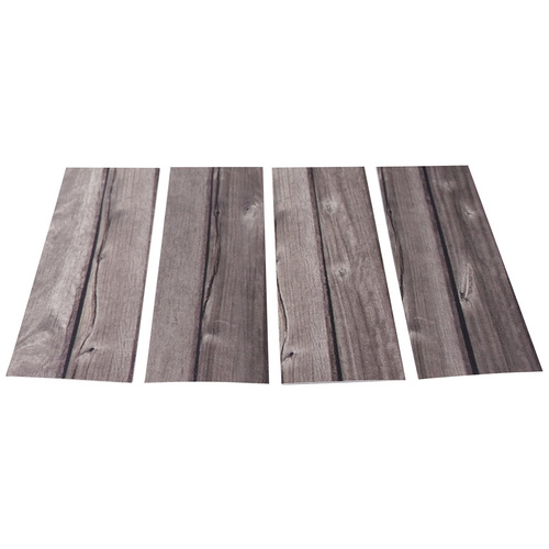 MySpotti Duscheinlage Klebefliese Stepon Walking over Water, B: 30 cm, L: 10 cm, Set, 4-tlg., Antirutsch