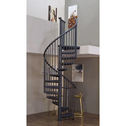 Thumbnail - Minka Spindeltreppe »Rondo Color«, bis 300 cm Raumhöhe - grau