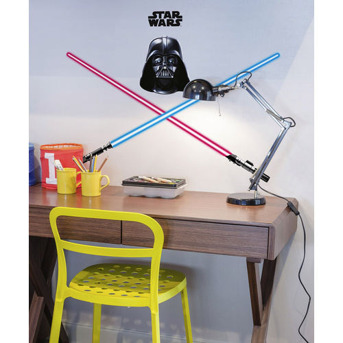 KOMAR Dekosticker »Darth Vader and Lightsaber«, BxH: 50 x 70 cm - bunt