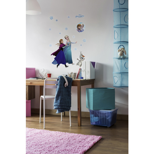 KOMAR Dekosticker »Anna + Elsa«, BxH: 50 x 70 cm - bunt