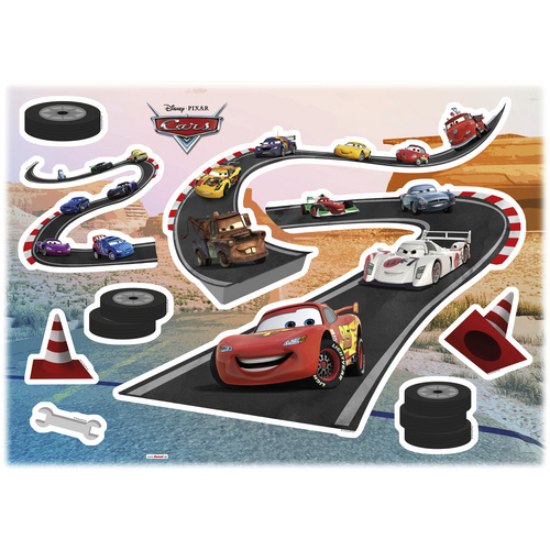 KOMAR Dekosticker »Cars Track«, BxH: 50 x 70 cm – bunt