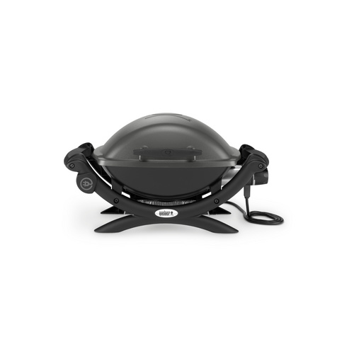 Weber Elektrogrill Q1400 Grillfläche: 43 x 32 cm, dunkelgrau