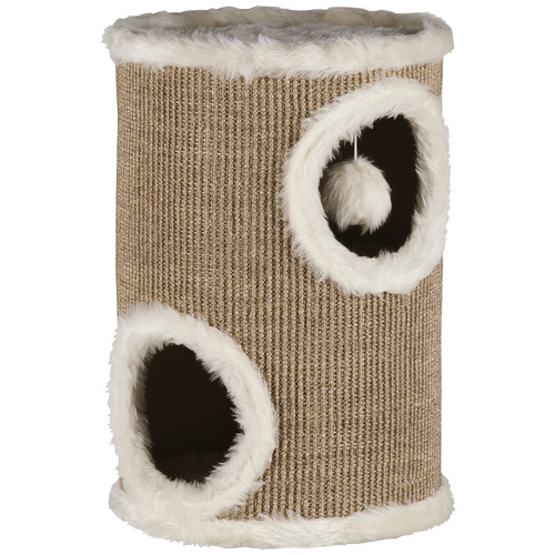 TRIXIE Katzen-Spielstamm, für Katzen, braun/creme, Sisal