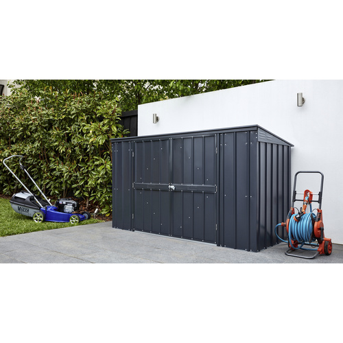 Globel Industries Anthrazit - Metall Mülltonnenbox, Mülltonnenverkleidung, Tonnendepot 'Easy 73' Für 3 Mülltonnen, 240L, 3Er Box - Image 4