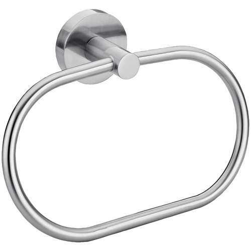 Tesa Handtuchring Moon Edelstahloptik