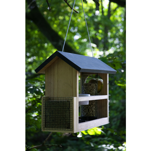 Thumbnail - DOBAR Multifunktions-Vogelfutterhaus 7-in-1 - gruen