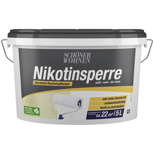 SCHÖNER WOHNEN FARBE Grundierfarbe »Nikotinsperre«, weiß, 5 l - weiss