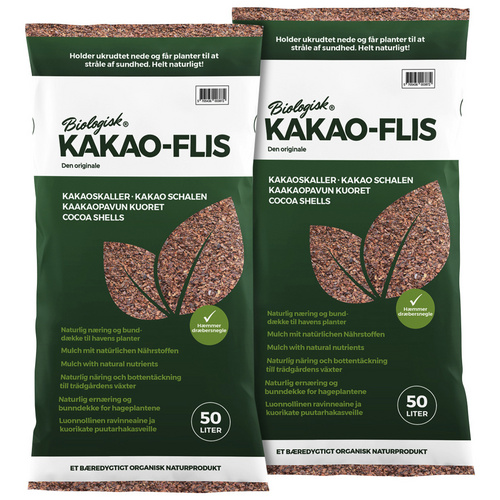 UNIVERSAL Kakaoschalen, 2 x 50 L - braun