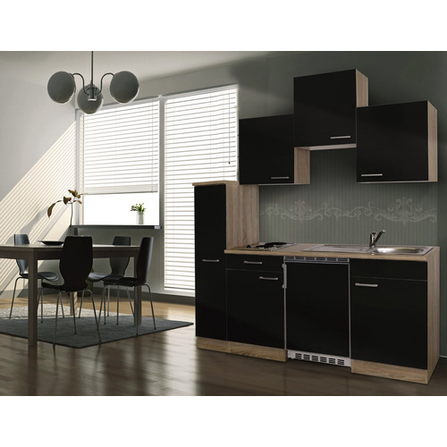 RESPEKTA Küchenzeile, mit E-Geräten, Breite 180 cm