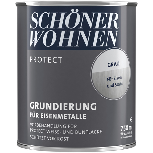 SCHÖNER WOHNEN FARBE Rostschutzgrund, grau , matt