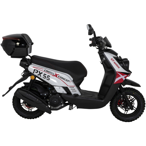 GT UNION Mofa »PX 55 Cross-Concept«, 50 cm³, 25 km/h, Euro 5 - rot