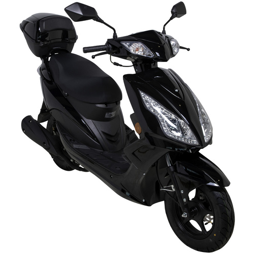 GT UNION Motorroller »GT3«, 50 cm³, 45 km/h, Euro 5 – schwarz