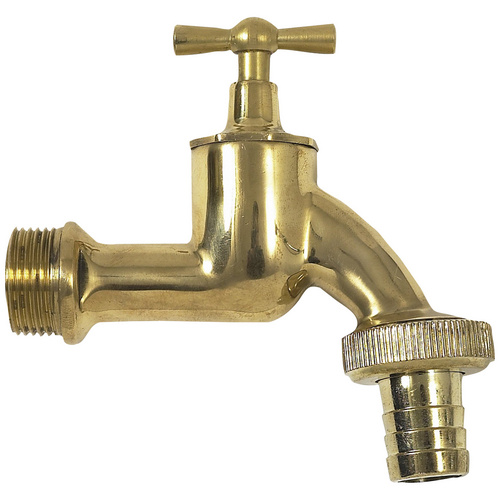 Image of GARANTIA Auslaufhahn, Messing, 3/4" - braun