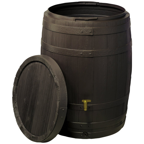 4rain Regenfass Vino 400 l Dunkelbraun