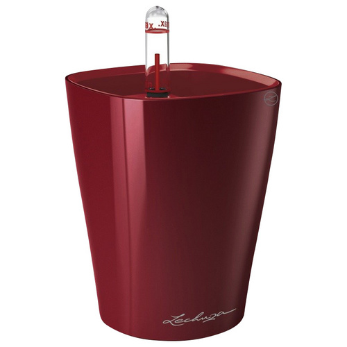Lechuza Pflanzgefäß Mini-Deltini Scarlet Rot hochglanz Ø 10 cm