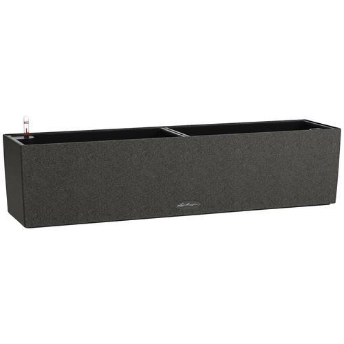 Lechuza Pflanzgefäß Balconera Stone 80 Graphitschwarz 80 cm x 19 cm