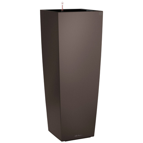 Lechuza Pflanzgefäß Cubico Alto Premium 40 cm x 40 cm Espresso metallic