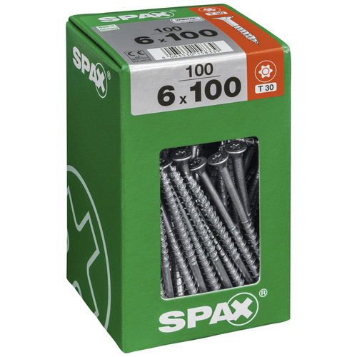 Thumbnail - SPAX Universalschraube, 6 mm, Stahl, 100 Stk., TRX 6x100 XXL - silberfarben