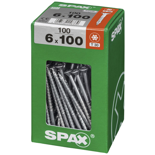Thumbnail - SPAX Universalschraube, 6 mm, Stahl, 100 Stk., TRX 6x100 XXL - silberfarben