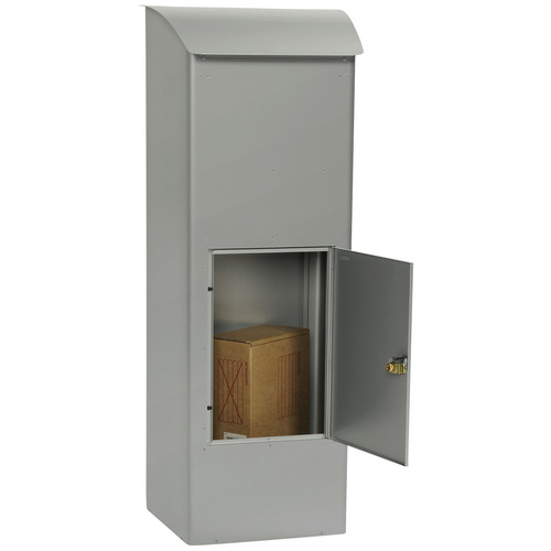 ME-FA Paketbriefkasten »Beech 458«, BxHxT: 40,5 x 102,5 x 32 cm, Aluminium - weiss