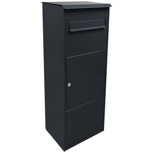 ME-FA Paketbriefkasten »Oak 480«, BxHxT: 42 x 101 x 34 cm, Stahl – schwarz