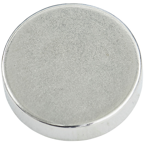 CONNEX Neodym-Magnet, silberfarben, 2 Stück