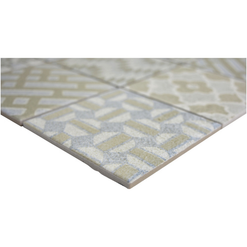 HuH Mosaik Mosaikfliese »Retro«, BxL: 29,8 x 29,8 cm, Wandbelag/Bodenbelag - beige