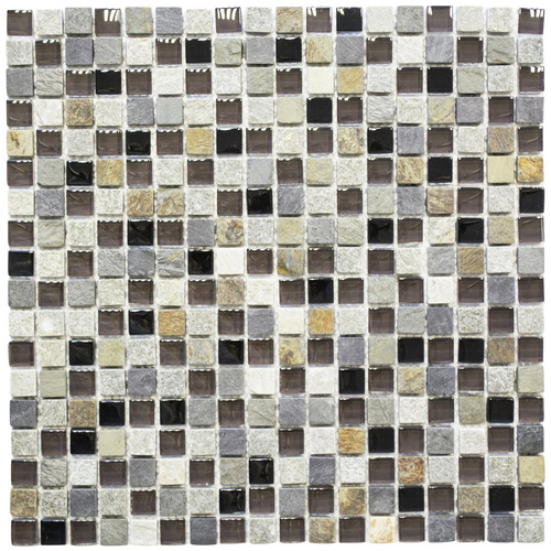 HuH Mosaik Mosaikfliese »Nature«, BxL: 30 x 30 cm, Wandbelag/Bodenbelag – braun