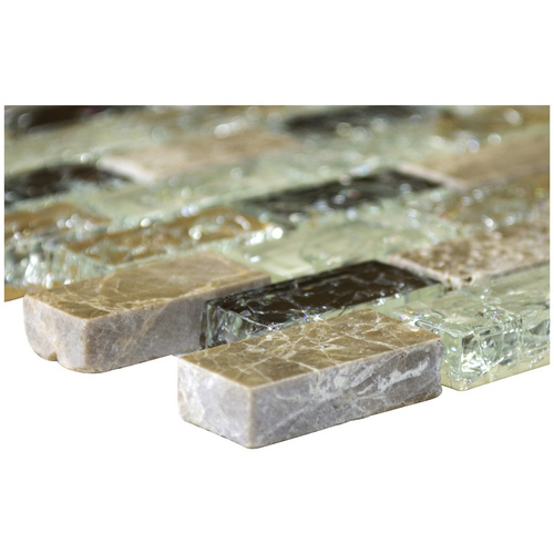 HuH Mosaik Mosaikfliese »Ice Cube«, BxL: 28,5 x 30 cm, Wandbelag - beige