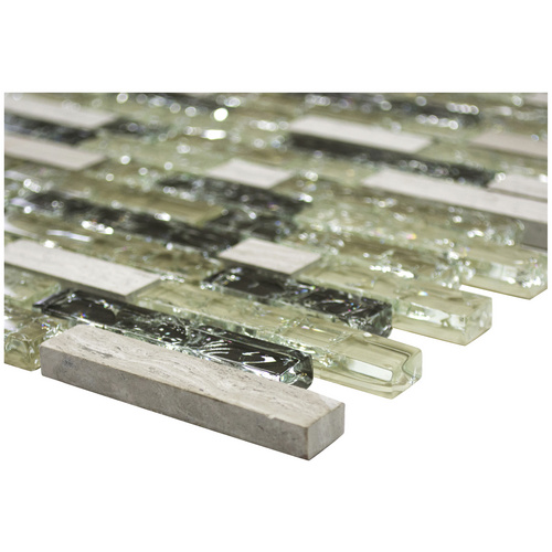 HuH Mosaik Mosaikfliese »Ice Cube«, BxL: 30,5 x 29,8 cm, Wandbelag - grau