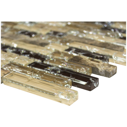 HuH Mosaik Mosaikfliese »Ice Cube«, BxL: 30,5 x 29,8 cm, Wandbelag - beige