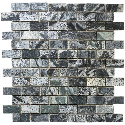 HuH Mosaik Mosaikfliese »Quartz«, BxL: 32,5 x 30,5 cm, Wandbelag/Bodenbelag – grau