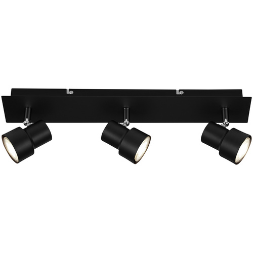 LED Deckenleuchte, 1380 Lumen, 15 Watt, GU10, schwarz