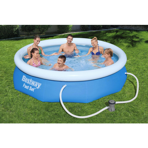 BESTWAY Rundpool »Fast Set™«, grau, ...