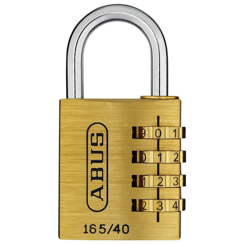 Image of ABUS Vorhangschloss, aus Metall, 95 mm Breite, messingfarben - goldfarben