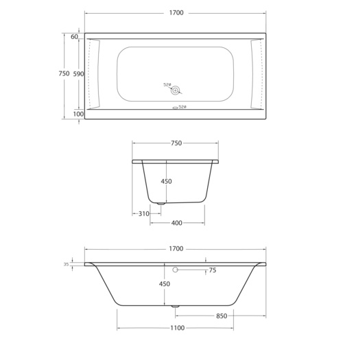 OTTOFOND Whirlpool-Komplettset »Rosa«,...