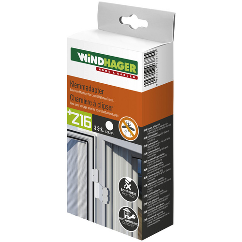 WINDHAGER Klemmadapter, Aluminium, grau