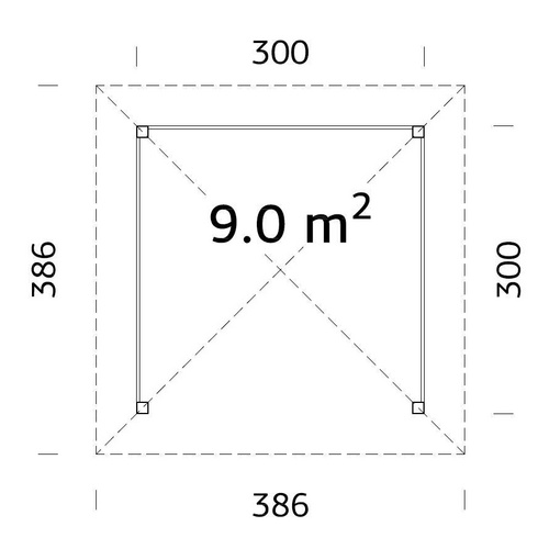 PALMAKO AS Pavillon »Betty«, Zeltdach,...