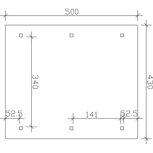 SKANHOLZ Carport »Wallgau«, BxT: 430 x...