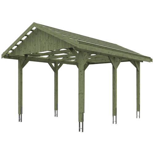 SKANHOLZ Carport »Wallgau«, BxT: 380 x...