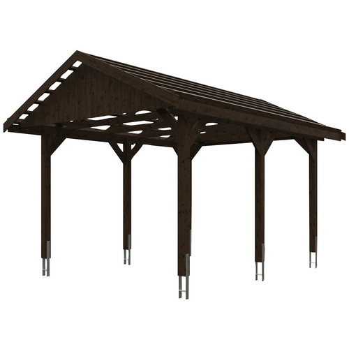 SKANHOLZ Carport »Wallgau«, BxT: 380 x...