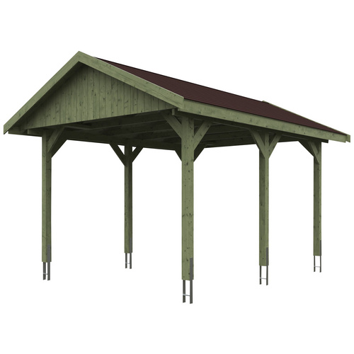 SKANHOLZ Carport »Wallgau«, BxT: 380 x...