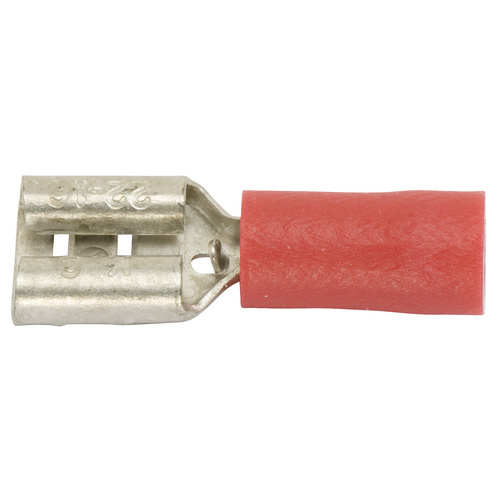 SWG Flachsteckhülsen 2,8 mm 7 Stück rot