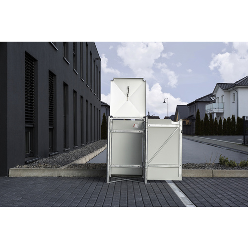 Hide Mülltonnenbox, aus Aluminium-Verbu...