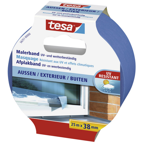 tesa Malerband für Außenbereiche 25 m blau
